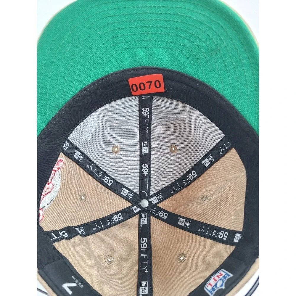 New Era 59FIFTY San‎ Francisco 49ers 1988 Pro Bowl Hat Tan Mens 7 Football NFL